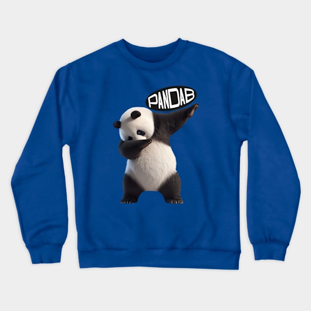 Bluto The Pandabbing Panda 3 Crewneck Sweatshirt by Just Trying To Make It Work